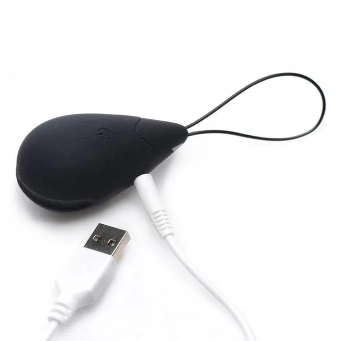 Anal 10X Silicone Vibrating Egg Black XR Brands