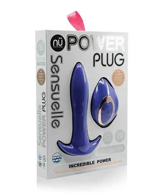 Novel Creations Usa INC Anal Sensuelle Power Plug 20 Function Remote Control Butt Plug Novel Creations Usa INC Anal Sensuelle Power Plug 20 Function Remote Control Butt Plug