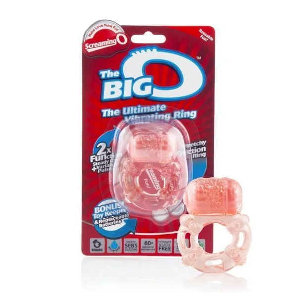 Screaming O Female Sex Toys Screaming O The Big O Vibrating Cock Ring With Clitoral Stimulator In Natural Screaming O Female Sex Toys Screaming O The Big O Vibrating Cock Ring With Clitoral Stimulator In Natural
