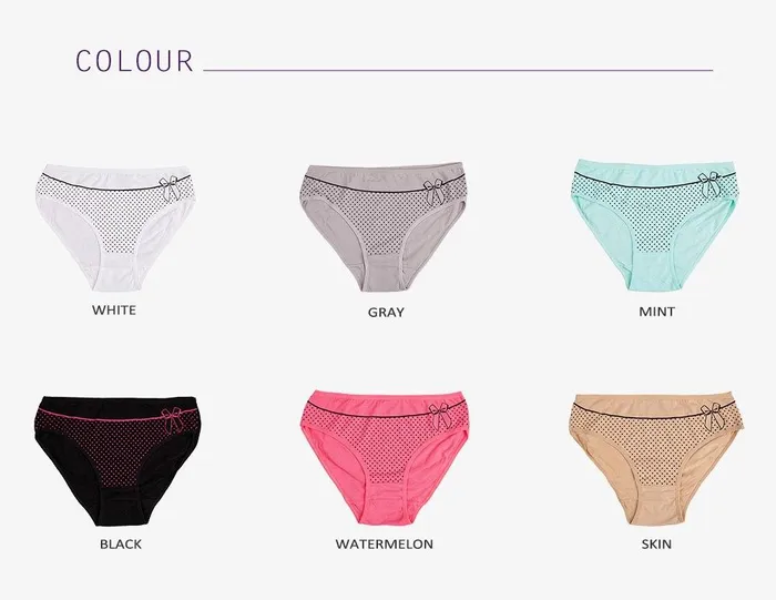 Vibrators CHASTITY CAGE CO 6 Pcs Dotted Sissy Panties