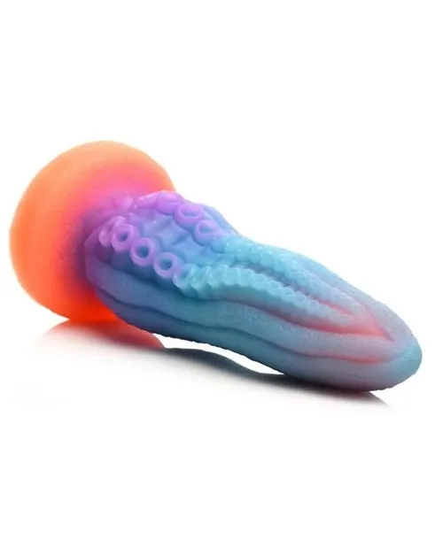 XR Brands Dildos Creature Cocks TentaCock Glow in the Dark Silicone Dildo 95in