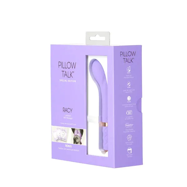 AAPD Female Sex Toys Pillow Talk RACY Powerful Rechargeable Mini Bullet Vibrator with Swarovski Crystal Special Edition Sensual Kit Purple Hue