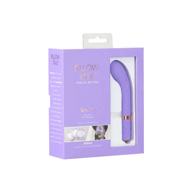 AAPD Female Sex Toys Pillow Talk RACY Powerful Rechargeable Mini Bullet Vibrator with Swarovski Crystal Special Edition Sensual Kit Purple Hue