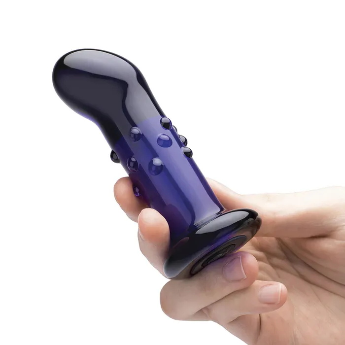 Anal ELECTRIC NOVELTIES GLAS 4 INCH RECHARGEABLE DOTTED PSPOT PLUG